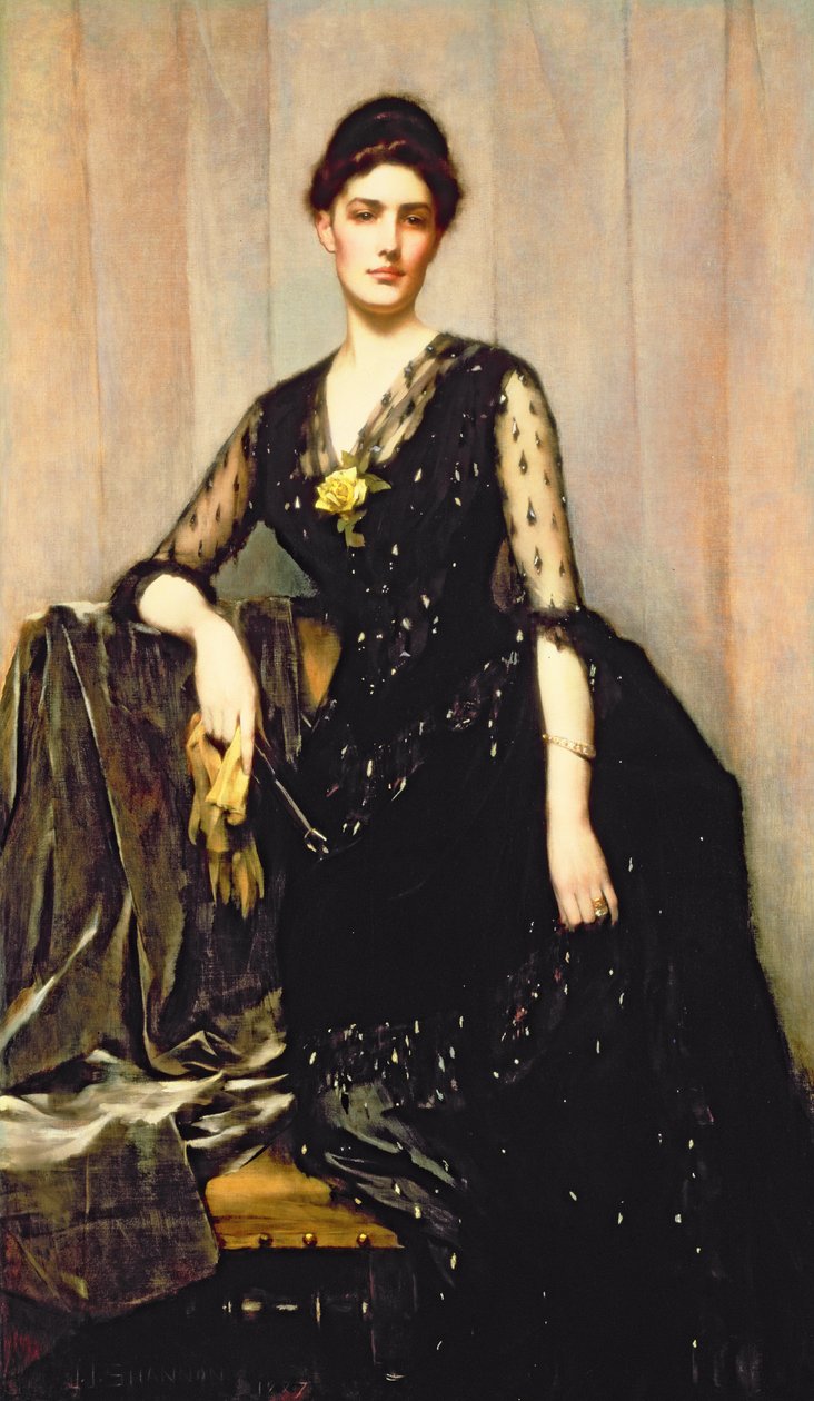 Portret van Mevrouw Agnes Williamson door James Jebusa Shannon