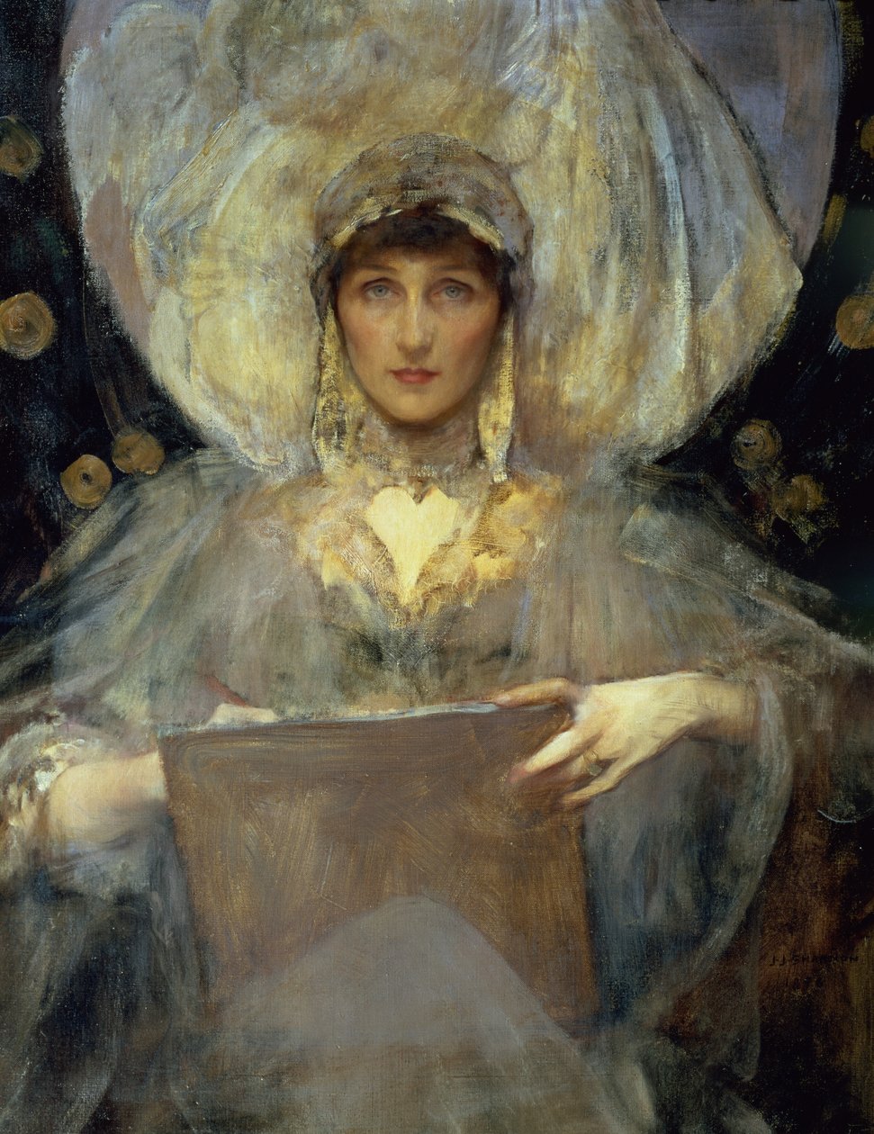 Portret van Violet, Hertogin van Rutland, 1896 door James Jebusa Shannon