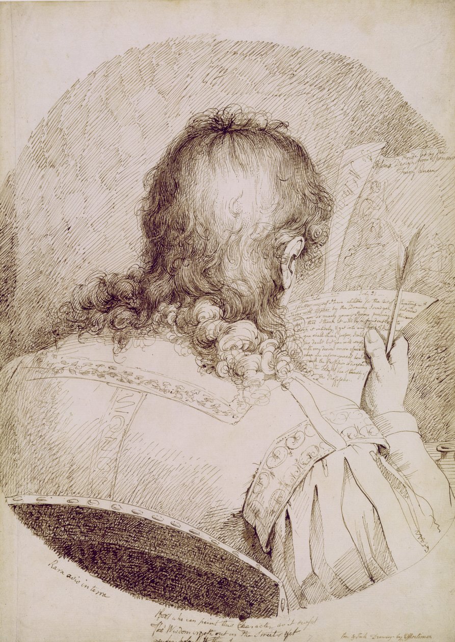 Zelfportret, c.1771-75 door James Jefferys