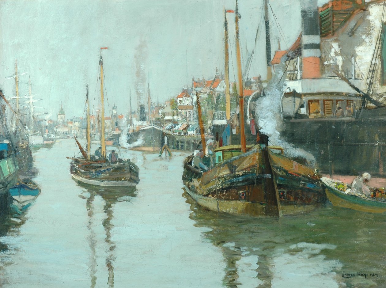 Een Nederlandse Gracht door James Kay