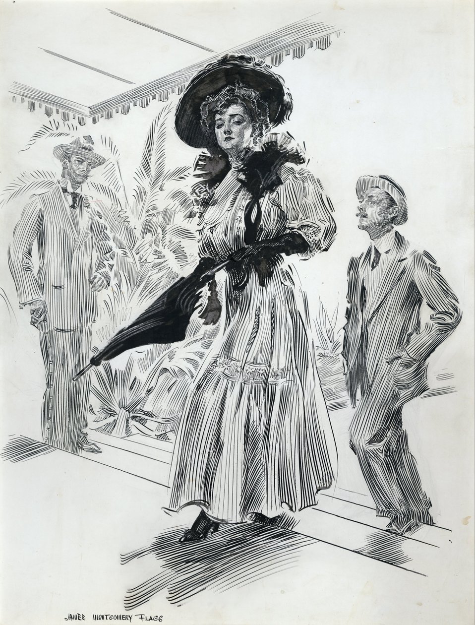 Zij Zeilde Majestueus Voorbij de Ellendeling, Gevolgd Door Septimus door James Montgomery Flagg