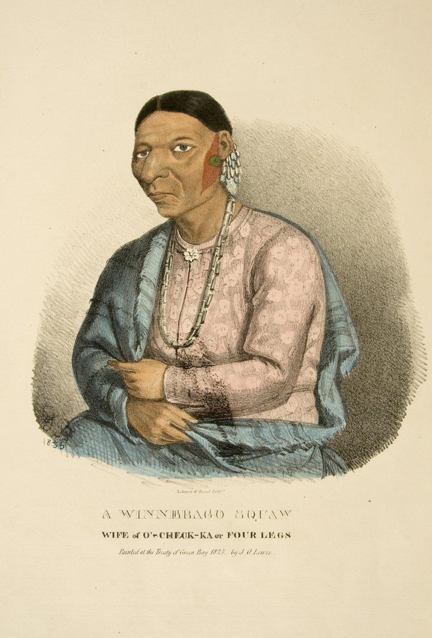 Een Winnebago Squaw door James Otto Lewis