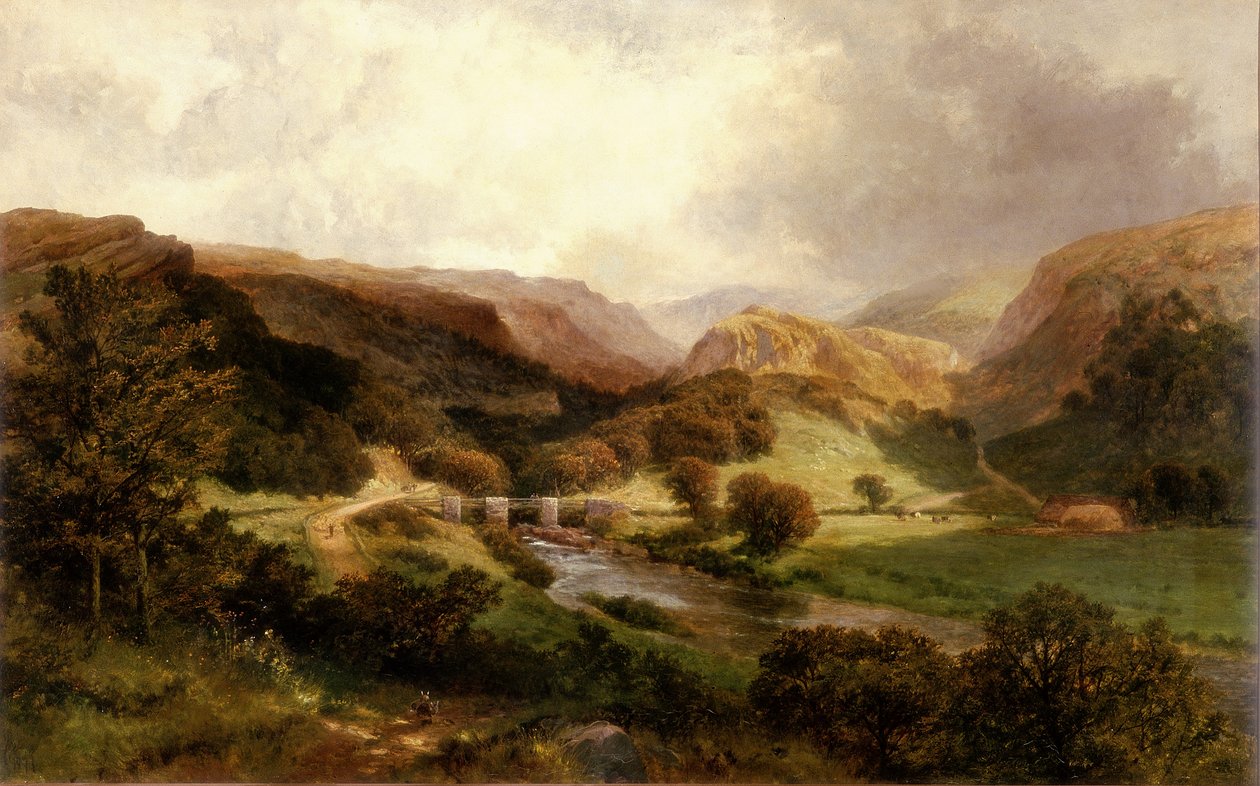 Pont-y-Pant en de Lledr-vallei, Noord-Wales door James Peel