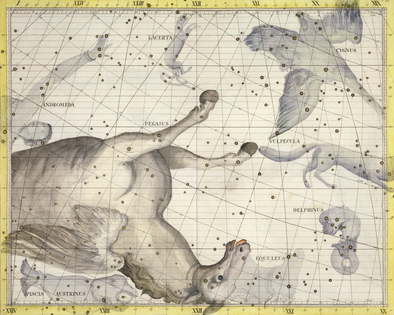 Constellatie van Pegasus, plaat 25 uit 