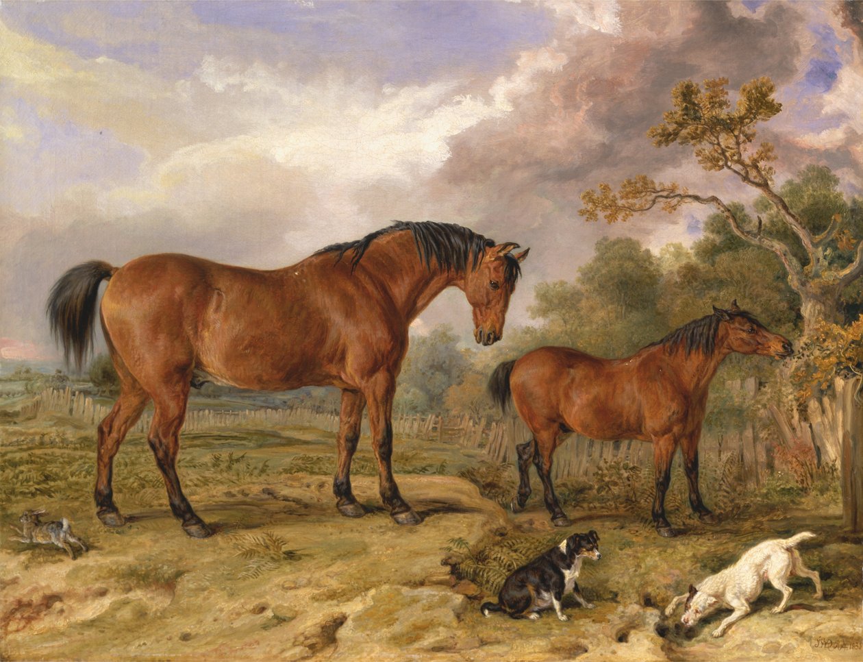 Portret van Hervormer, Blucher, Tory en Crib, het Eigendom van Rowland Alston, Esq., M.P. door James Ward