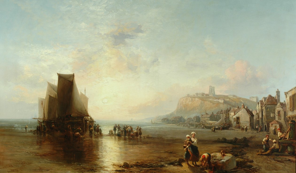 Oud Folkestone, 1866 door James Webb