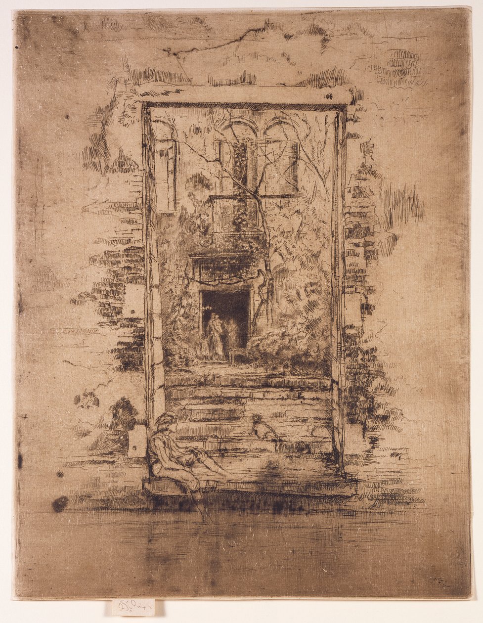 De tuin door James Abbott McNeill Whistler