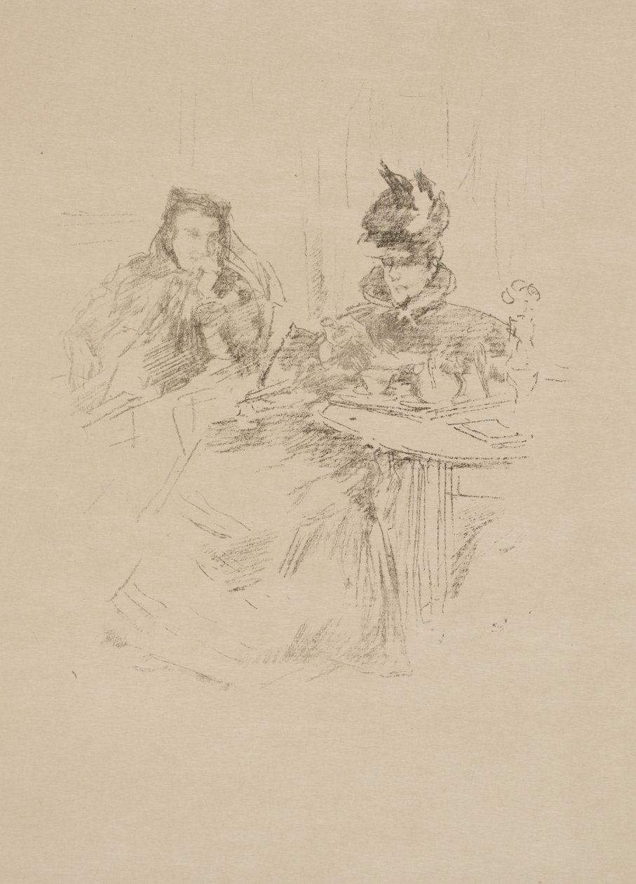 Middagthee door James Abbott McNeill Whistler