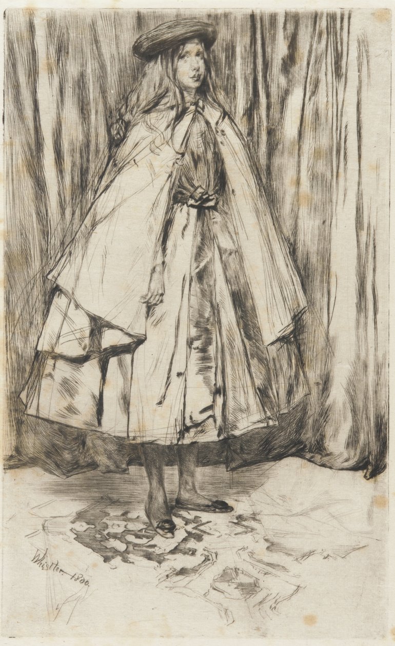 Annie Haden, 1860 door James Abbott McNeill Whistler