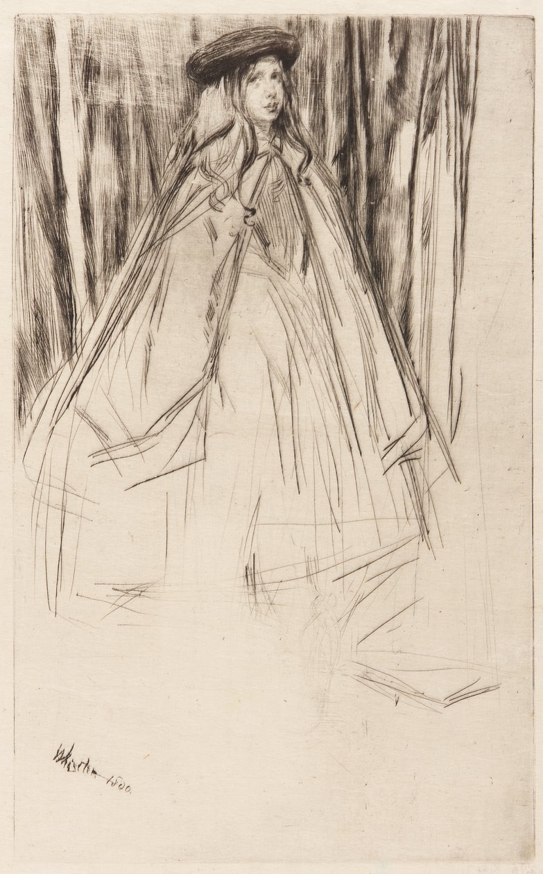 Annie Haden, 1860 door James Abbott McNeill Whistler