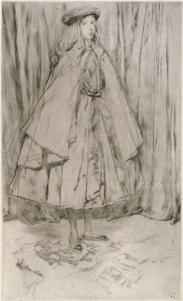 Annie Haden, 1860 door James Abbott McNeill Whistler