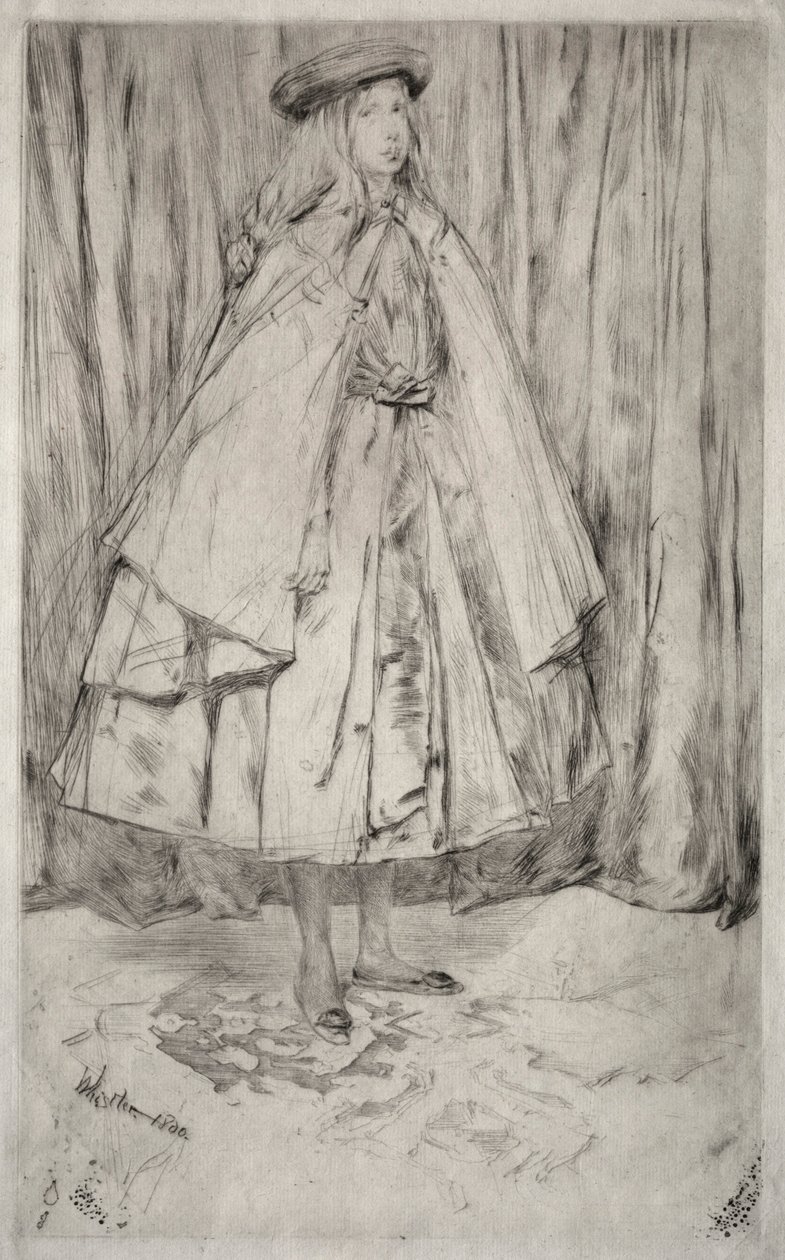 Annie Haden, 1860 door James Abbott McNeill Whistler