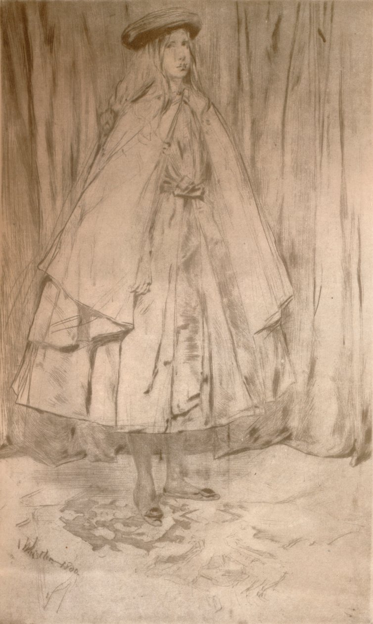 Annie Haden, 1860 door James Abbott McNeill Whistler