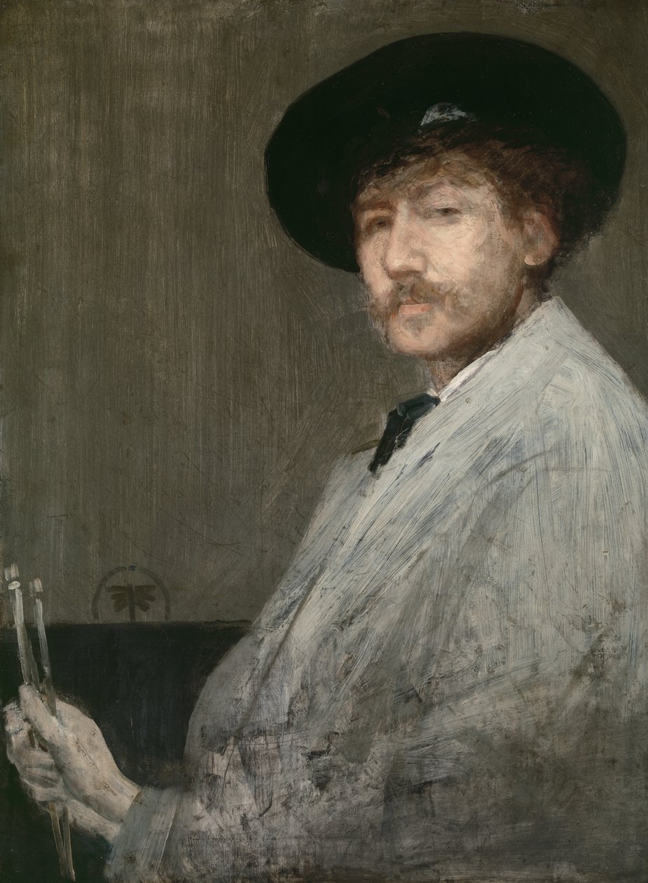 Arrangement in grijs: portret van de schilder door James Abbott McNeill Whistler