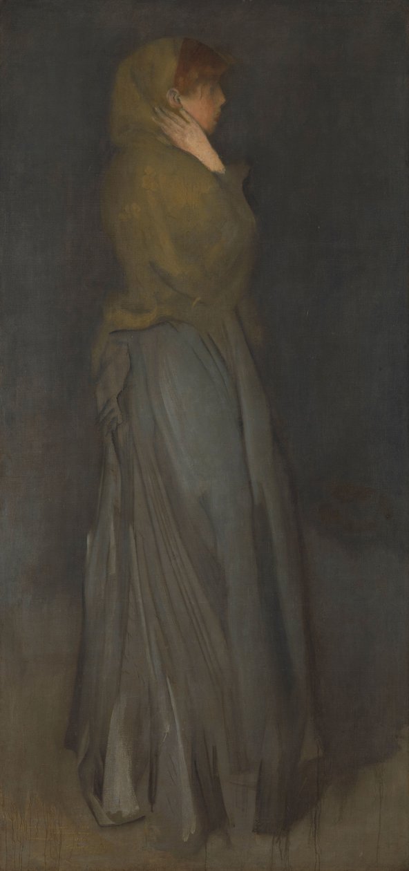 Arrangement in Geel en Grijs: Effie Deans door James Abbott McNeill Whistler