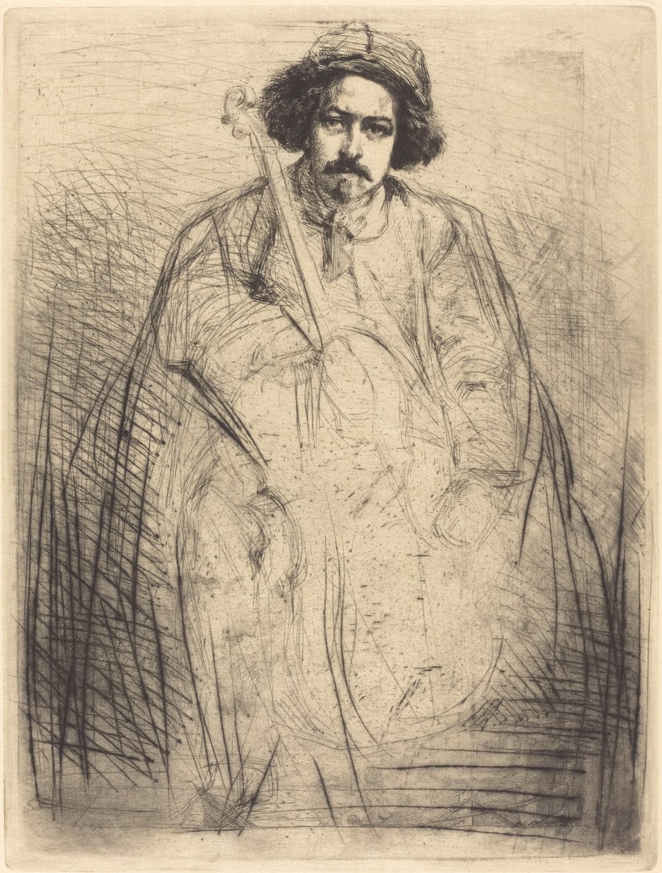 Becquet, 1859 door James Abbott McNeill Whistler