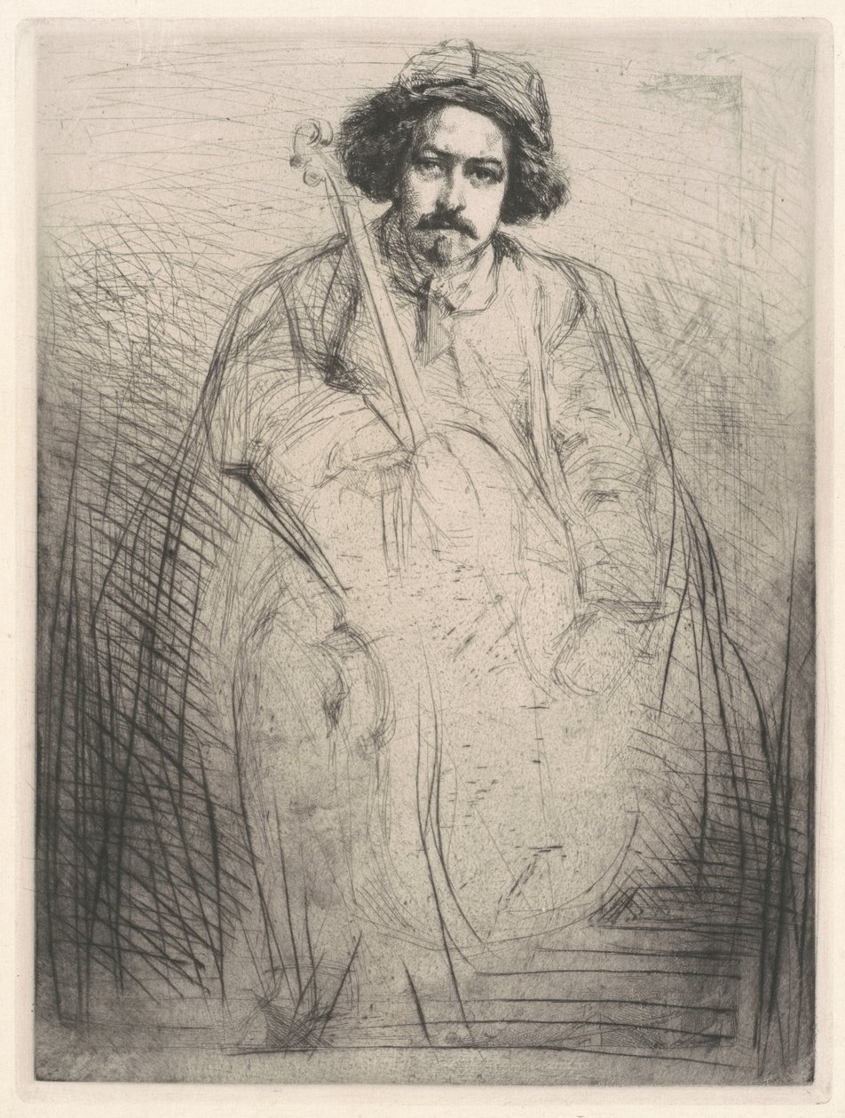 Becquet, 1871 door James Abbott McNeill Whistler