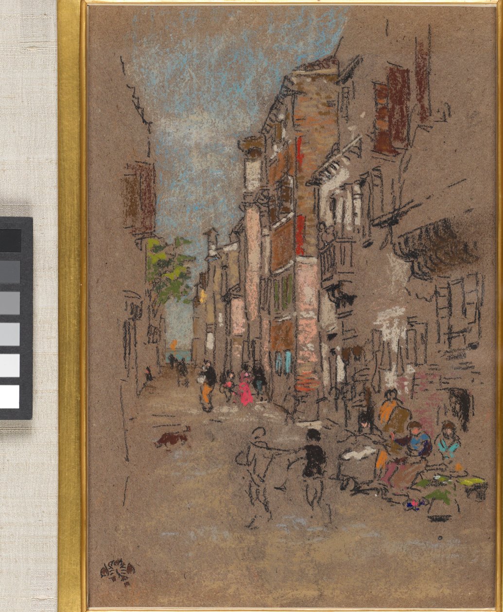 Achter het Arsenal door James Abbott McNeill Whistler