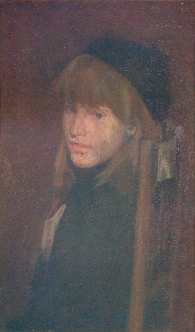 Bruin en goud, Lillie in onze steeg, 1896, 1904 door James Abbott McNeill Whistler