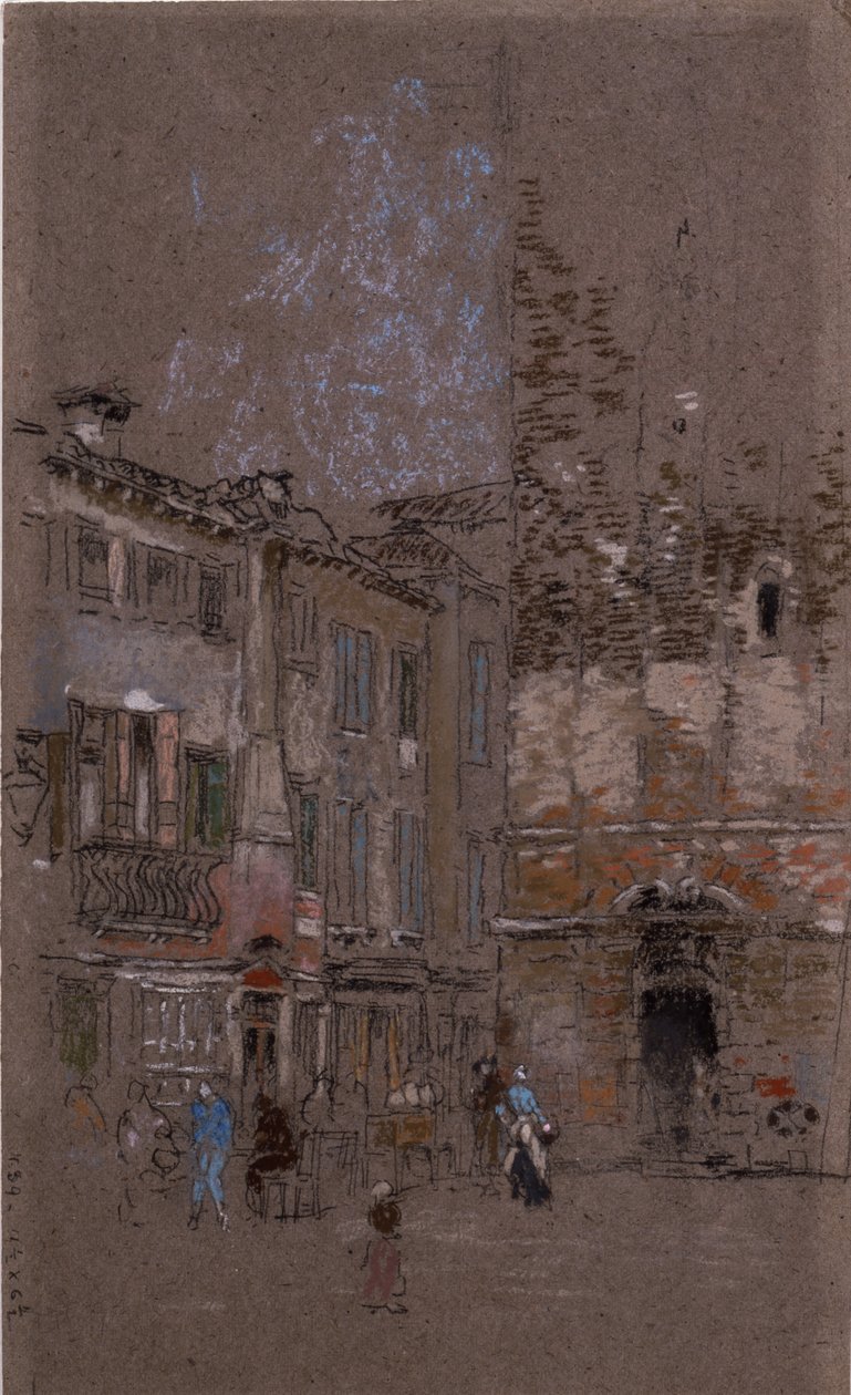 Campanile Santa Margherita, 1879-80 door James Abbott McNeill Whistler