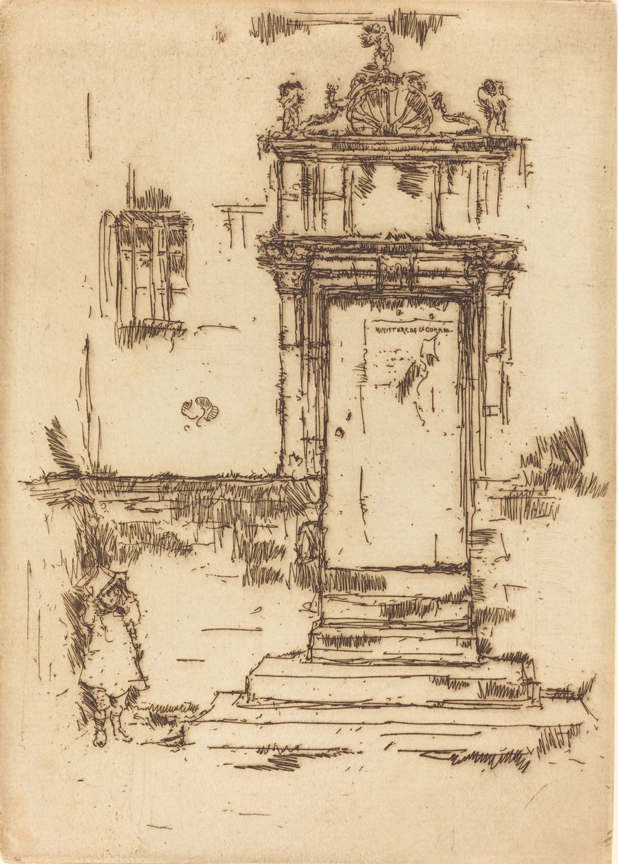 Kapeldeur, Montresor door James Abbott McNeill Whistler