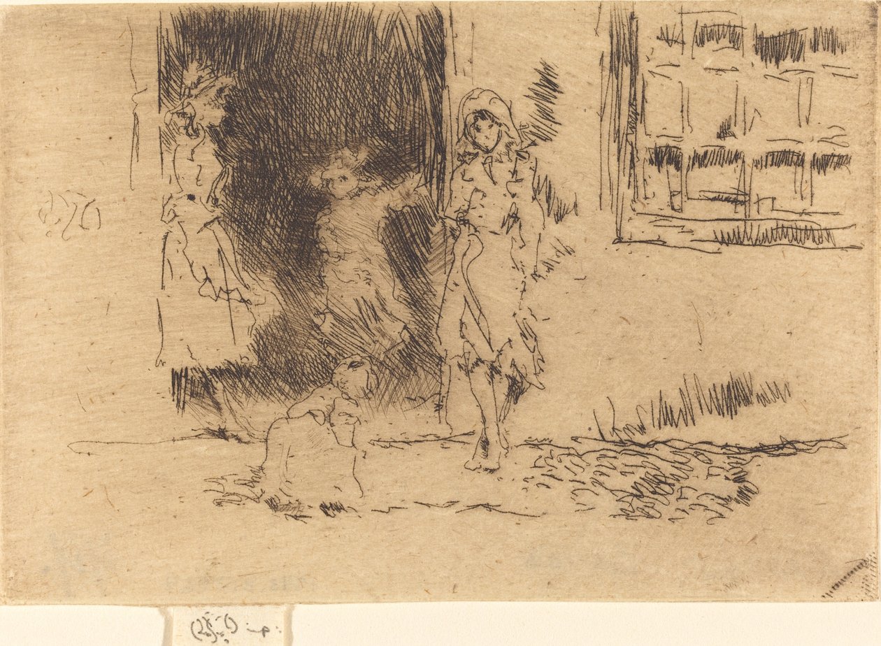 Cottage Deur, c. 1884-1886 door James Abbott McNeill Whistler
