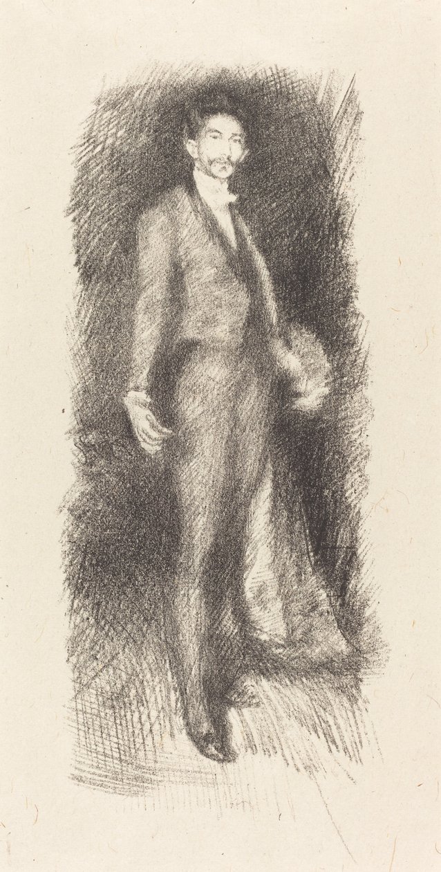 Graaf Robert de Montesquiou, nr. 2, 1894 door James Abbott McNeill Whistler