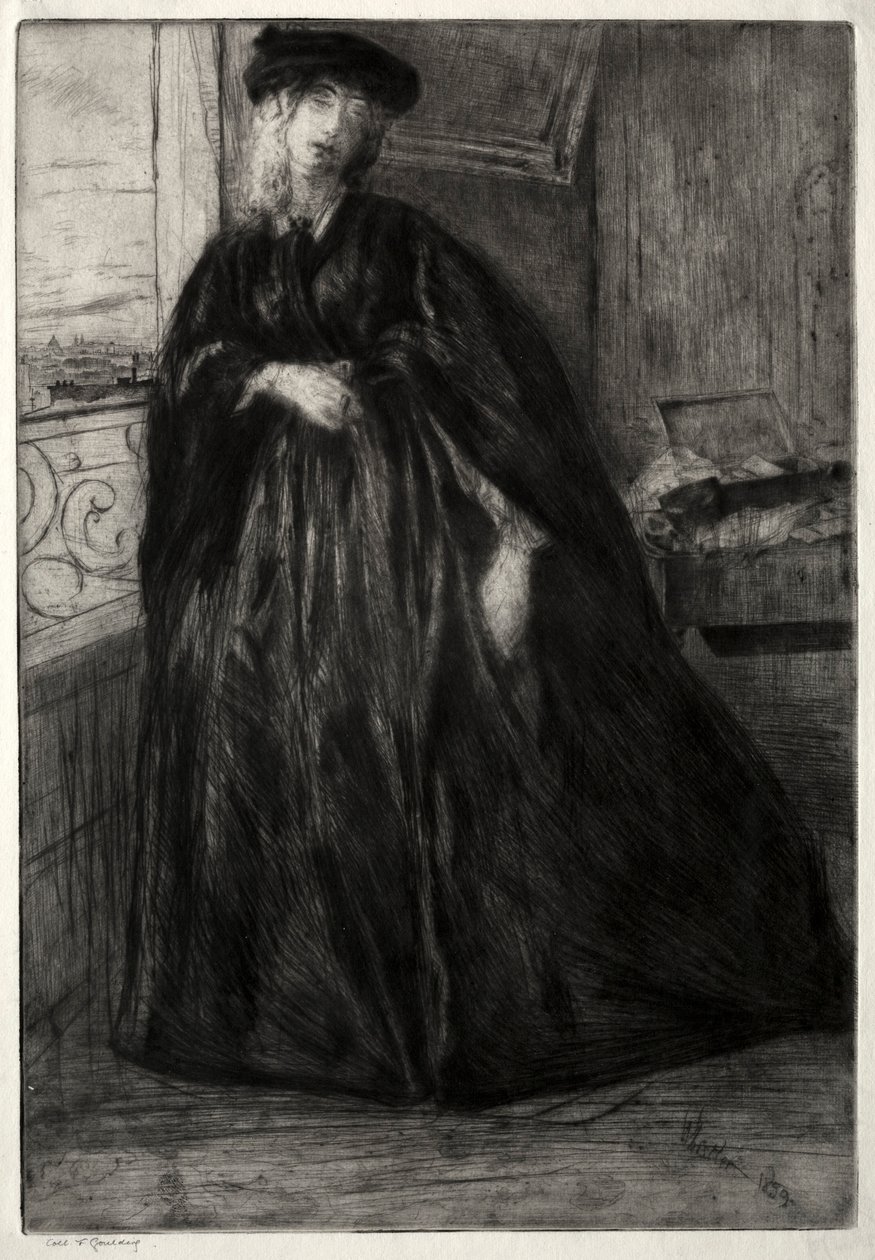 Finette, 1859 door James Abbott McNeill Whistler