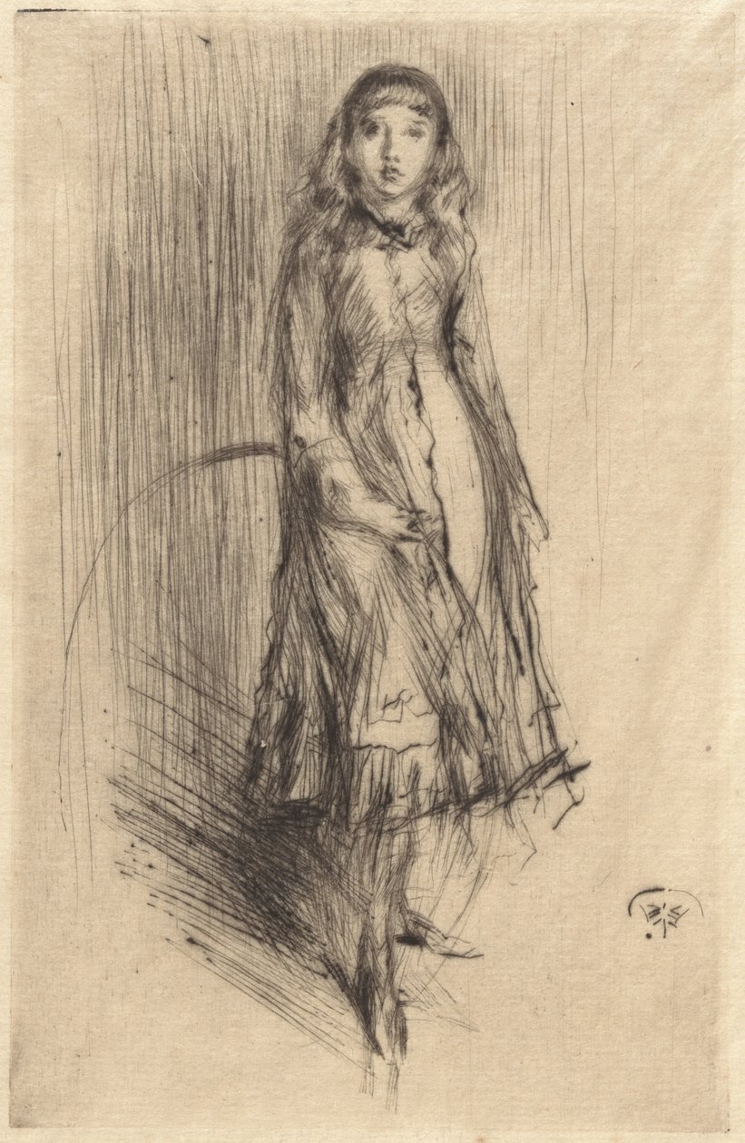 Florence Leyland, ca. 1873 door James Abbott McNeill Whistler