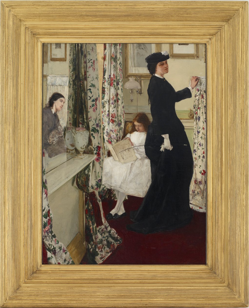 Harmonie in Groen en Roze: De Muziekkamer door James Abbott McNeill Whistler