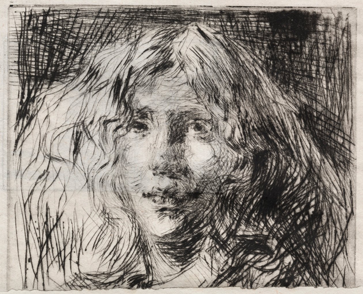 Joanna Hefferman, La Belle Irlandaise, 1866 door James Abbott McNeill Whistler