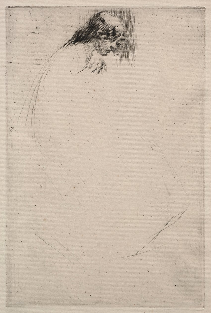 Jos Bent Hoofd door James Abbott McNeill Whistler