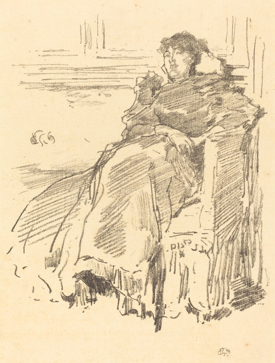 La Robe Rouge, 1894 door James Abbott McNeill Whistler