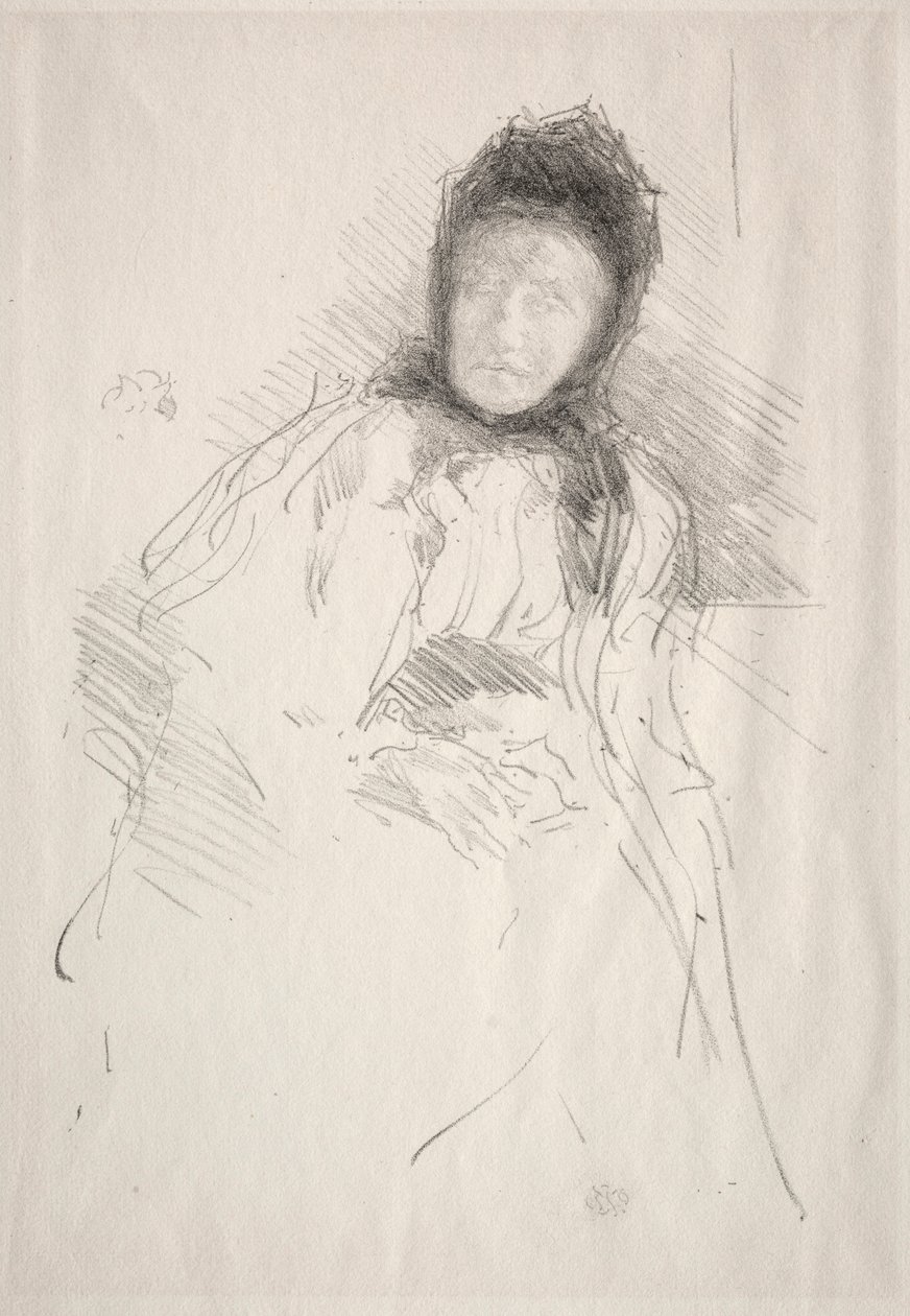 Lady Haden, 1895 door James Abbott McNeill Whistler