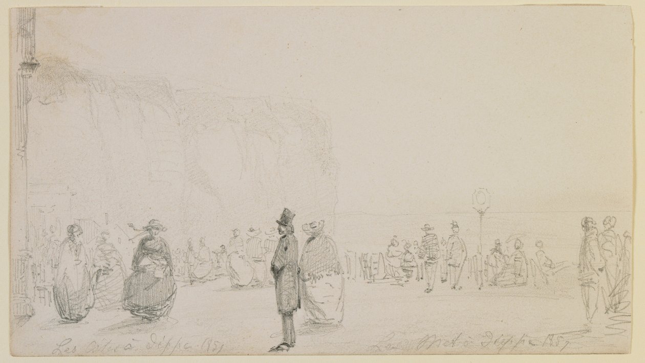 De Kusten bij Dieppe door James Abbott McNeill Whistler