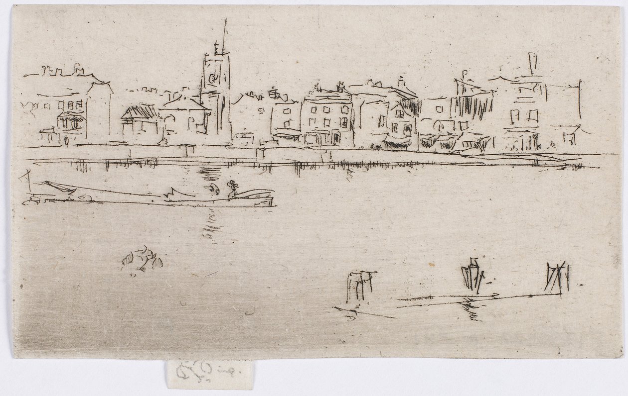 Little Chelsea Memorial door James Abbott McNeill Whistler