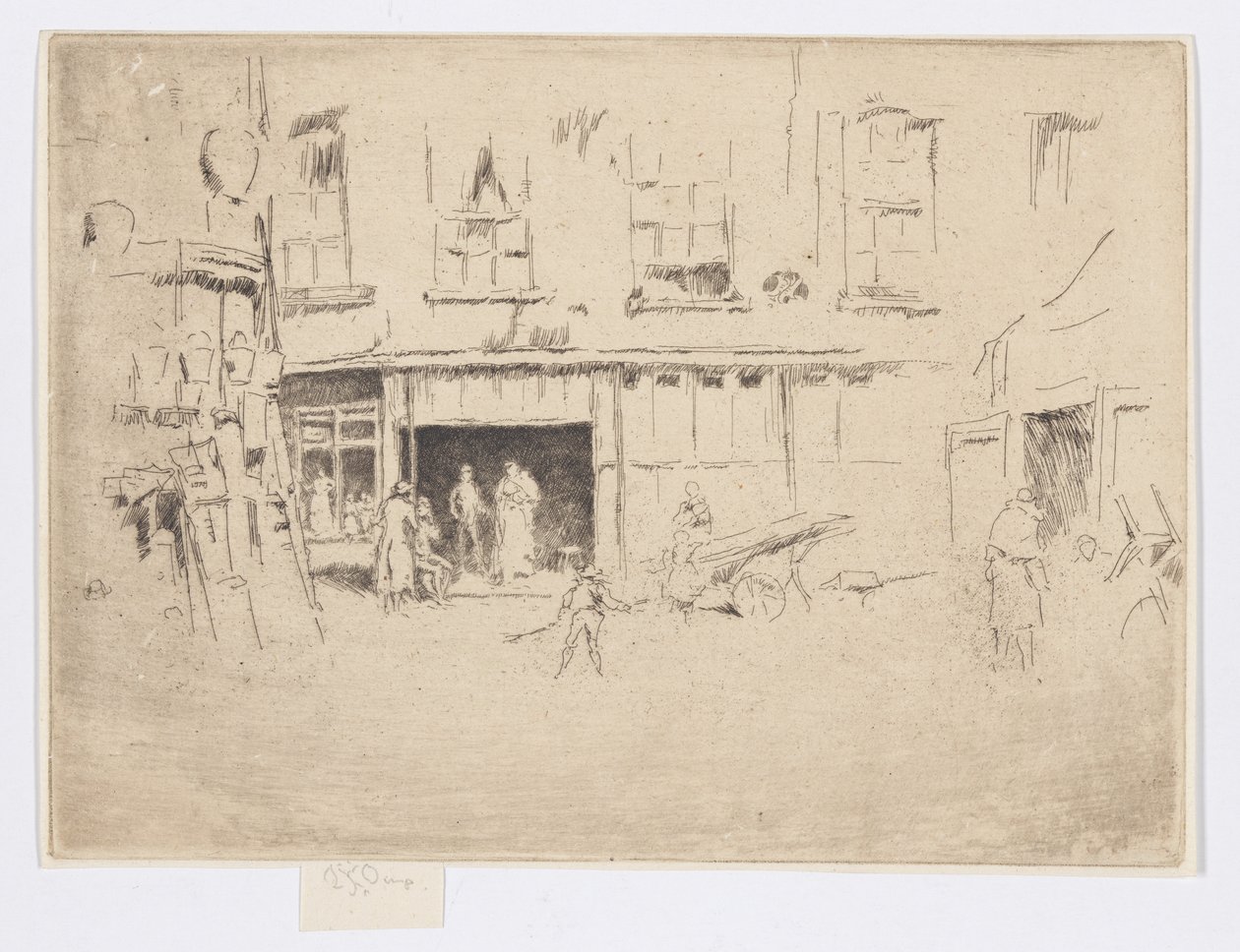 Little Court, ca.1880-81 door James Abbott McNeill Whistler