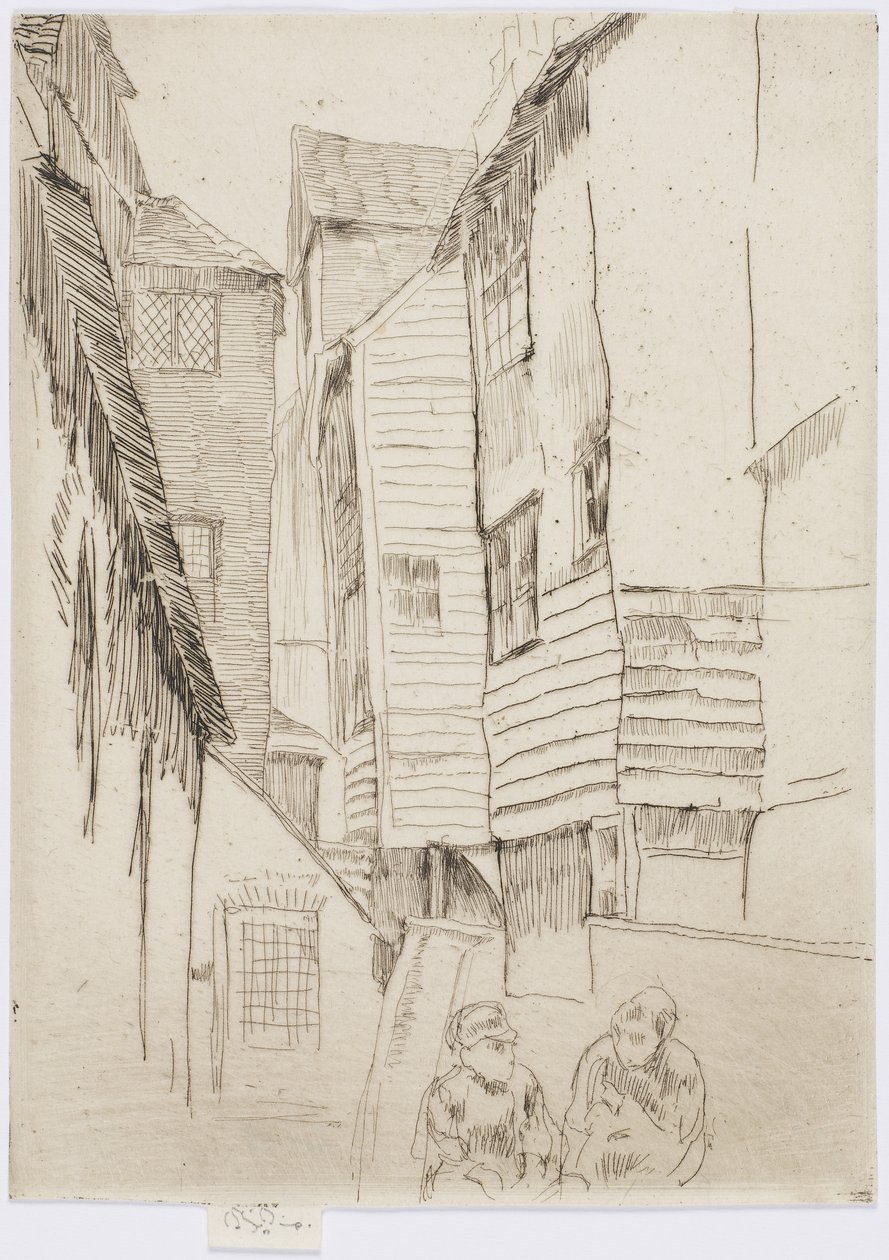 Little Smithfield, c.1877 door James Abbott McNeill Whistler