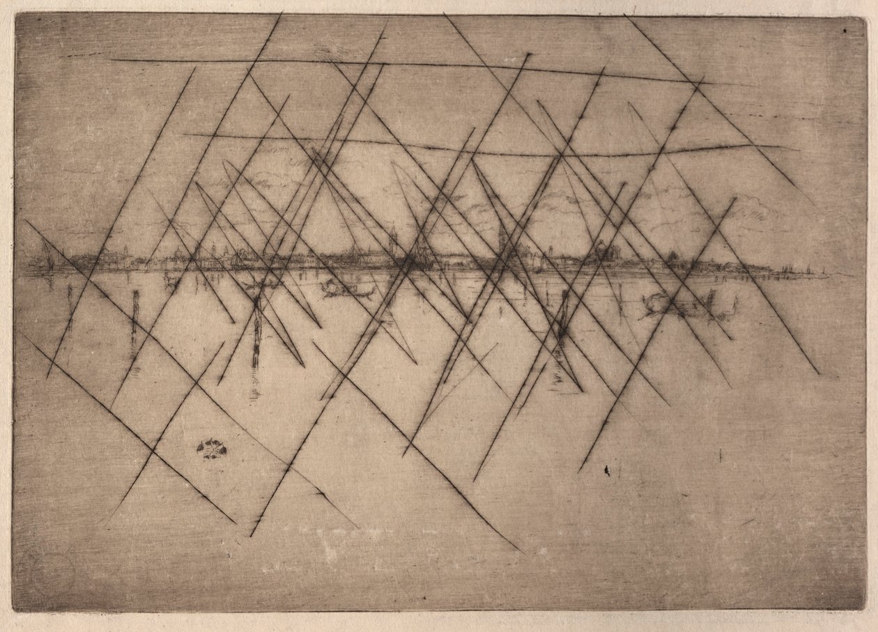 Klein Venetië door James Abbott McNeill Whistler