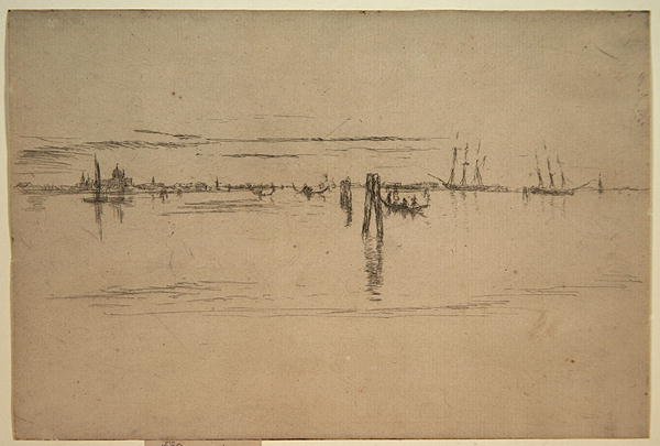 Lange Lagune, c.1879-80 door James Abbott McNeill Whistler