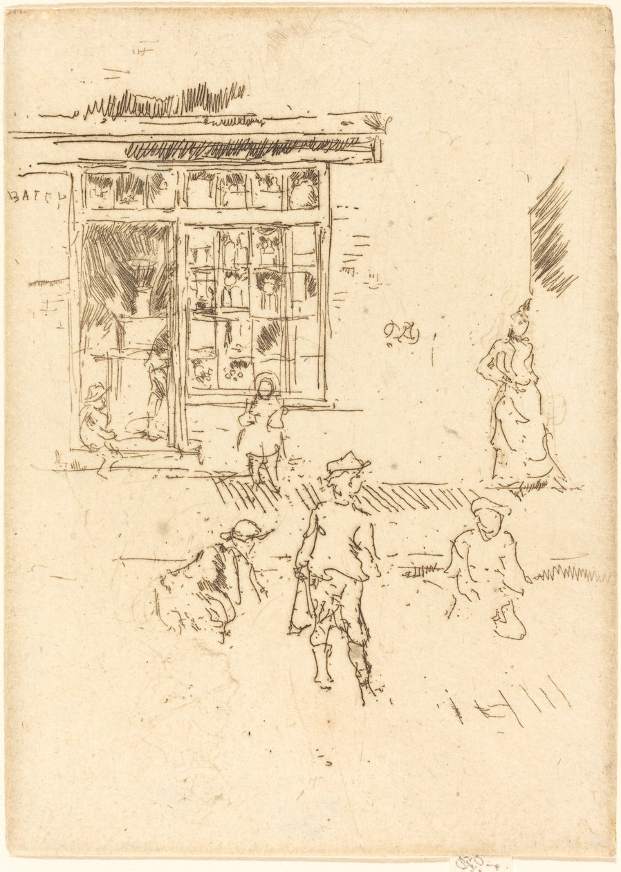 Marmeren door James Abbott McNeill Whistler