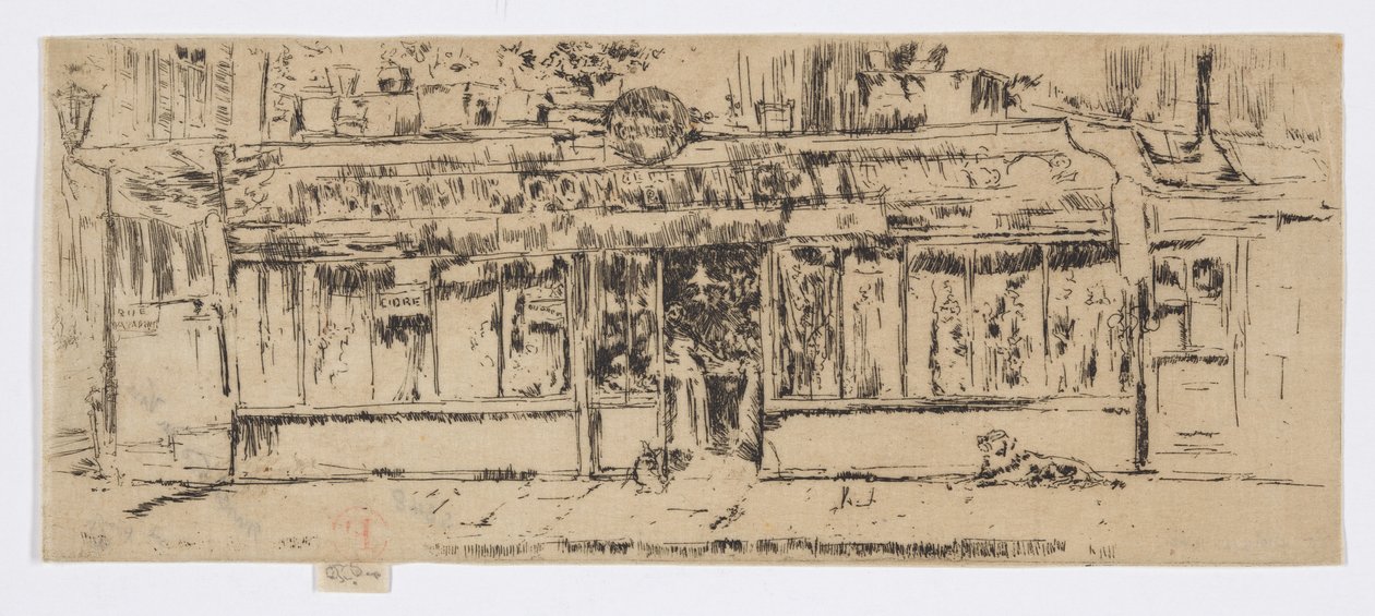Marchand de Vin, Parijs, ca. 1892-93 door James Abbott McNeill Whistler