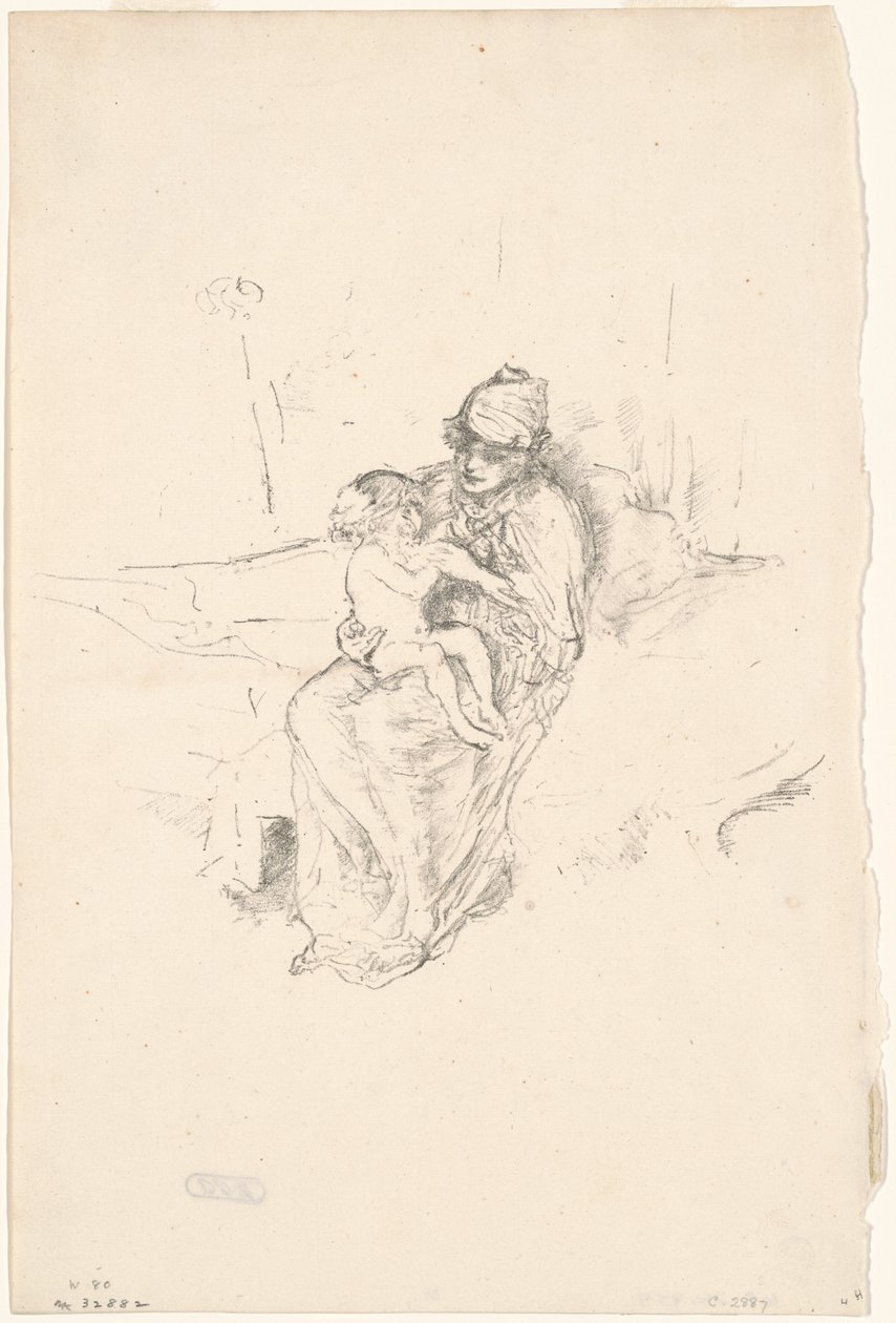 Moeder en kind, nr. 1 door James Abbott McNeill Whistler