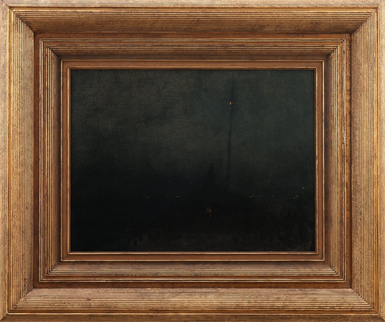 Nocturne in zwart en goud: Toegang tot Southampton Water door James Abbott McNeill Whistler