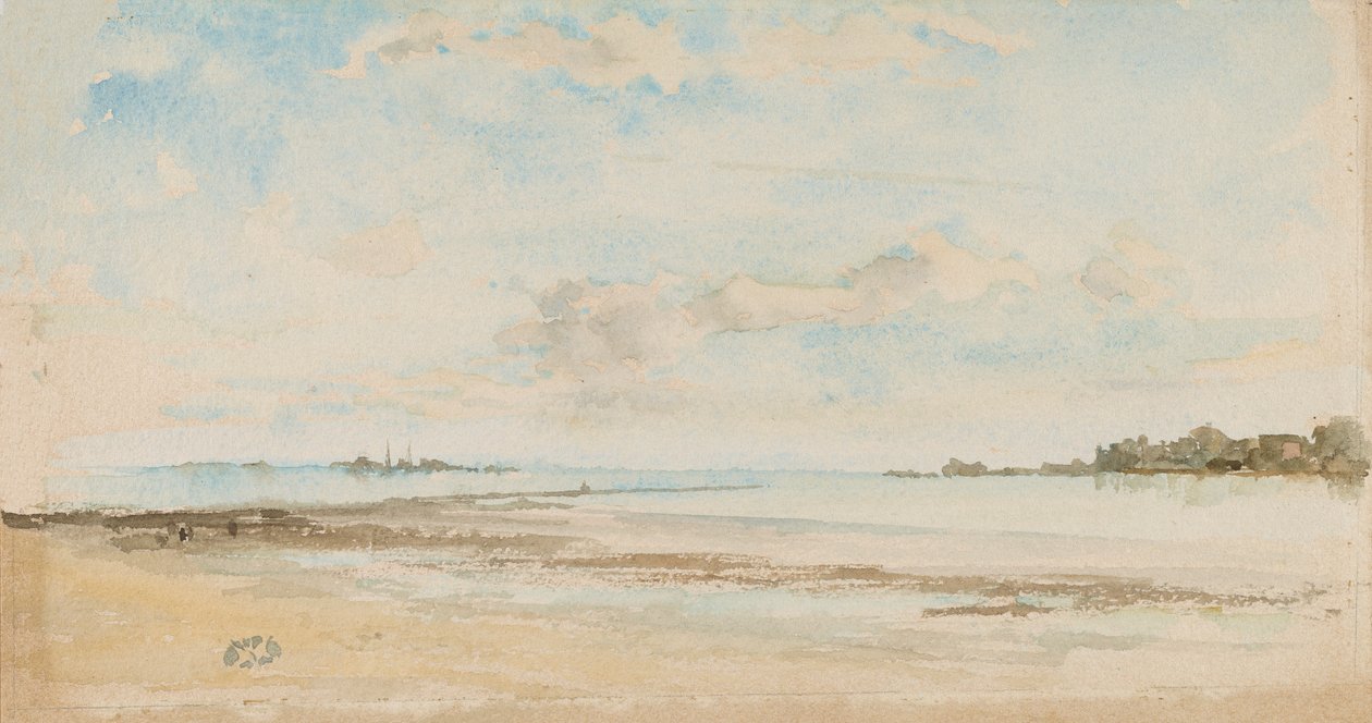 Notitie in Blauw en OpalJersey, 1881 door James Abbott McNeill Whistler