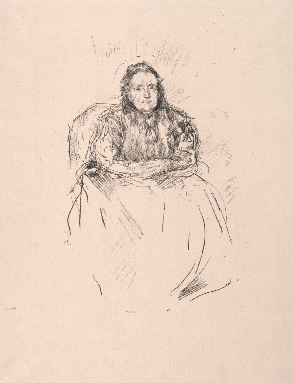 Portretstudie - Mevrouw Phillip, 1896 door James Abbott McNeill Whistler