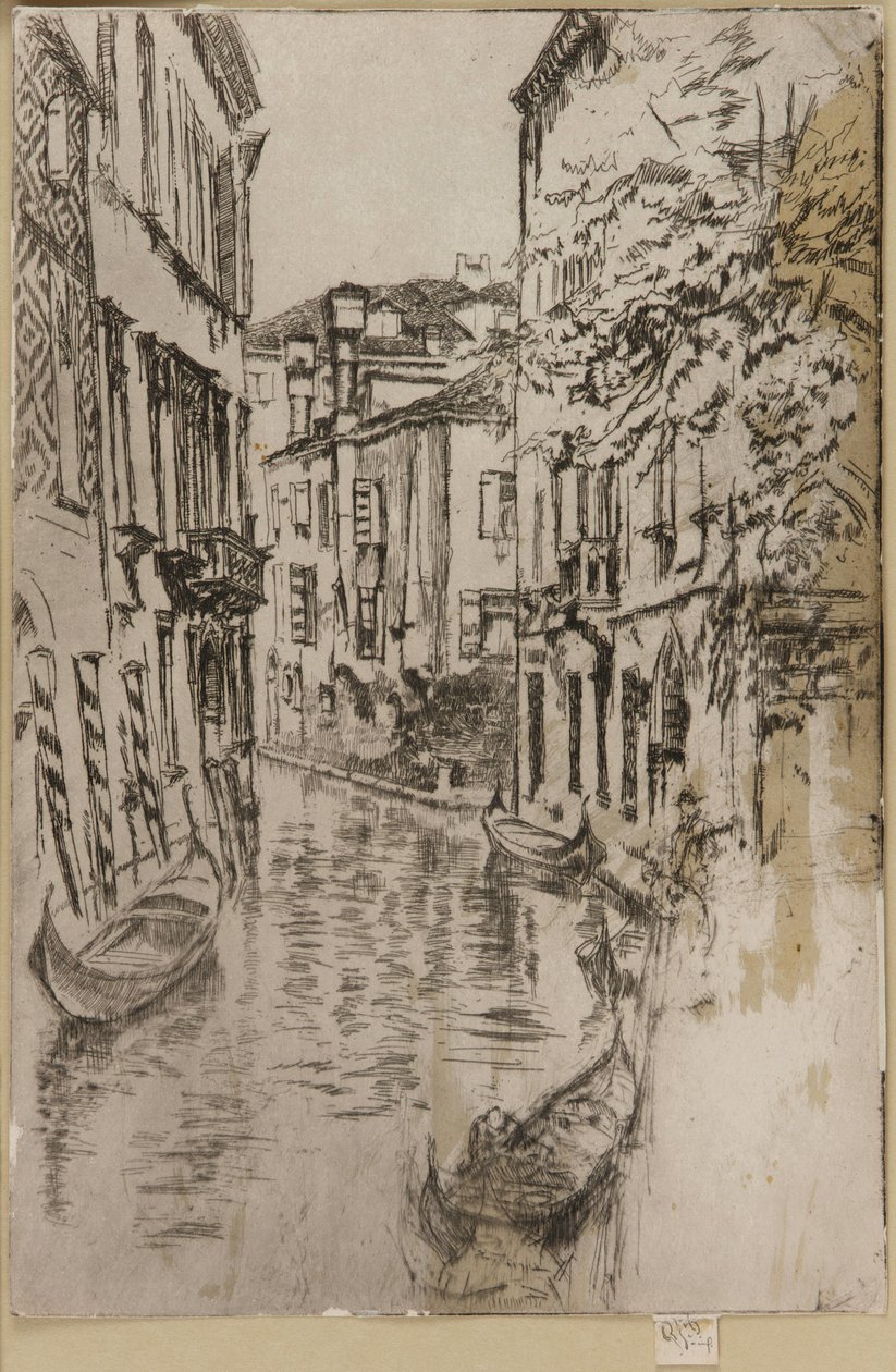 Rustig Kanaal, 1879-1880 door James Abbott McNeill Whistler