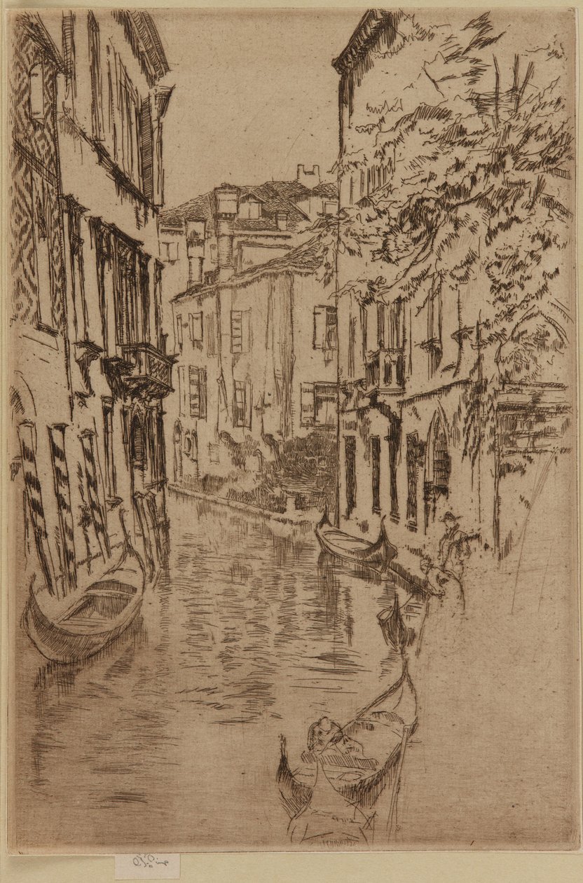 Rustig kanaal, 1879-1880 door James Abbott McNeill Whistler