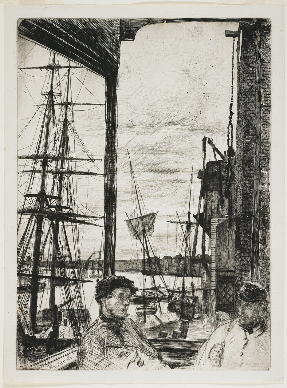 Rotherhithe door James Abbott McNeill Whistler