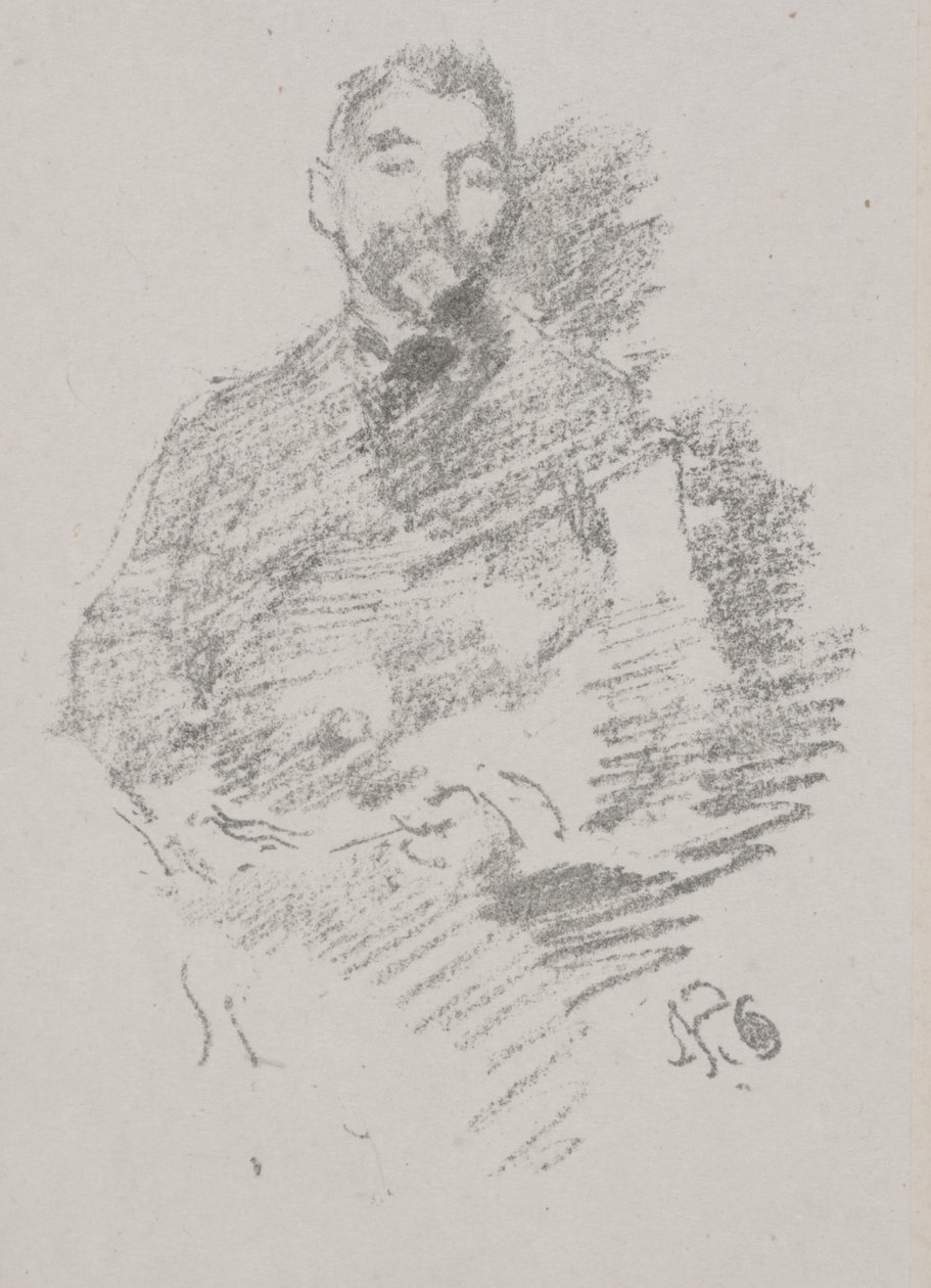 Stéphane Mallarmé door James Abbott McNeill Whistler